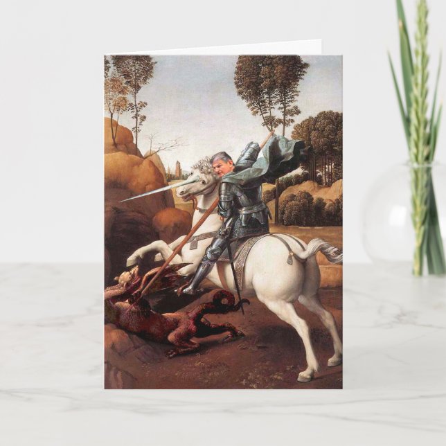 Tarjeta de cumpleaños de mi héroe (Anverso)