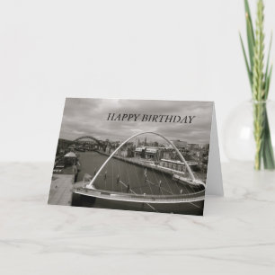 Tarjeta de cumpleaños de Millenium Bridge FELIZ