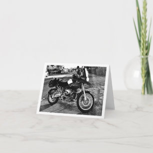 Tarjeta de cumpleaños de moto BMW