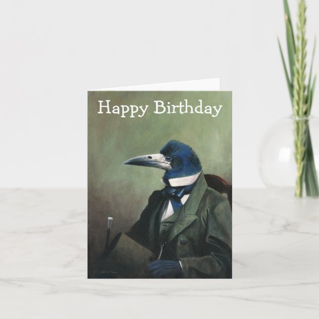 Tarjeta de cumpleaños de Mr. Rook (Anverso)