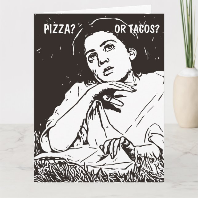 TARJETA DE CUMPLEAÑOS DE MUJER DE VINTAJE DIVERTID (Anverso)