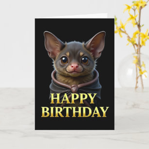 TARJETA DE CUMPLEAÑOS DE MURCIÉLAGO LINDOS CON PRI