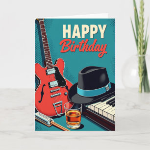 Tarjeta de cumpleaños de música alegre
