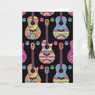 Tarjeta de cumpleaños de música Groovy