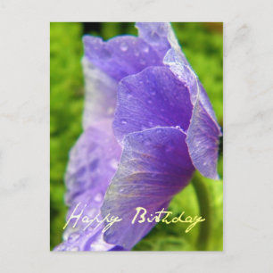 Tarjeta de cumpleaños de Naturaleza elegante