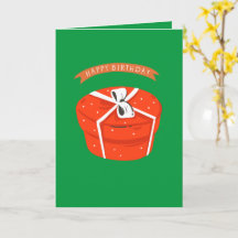 Tarjeta de cumpleaños de Navidades felices