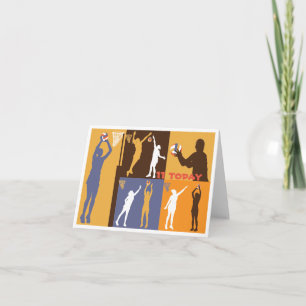 Tarjeta de cumpleaños de Netball - 11