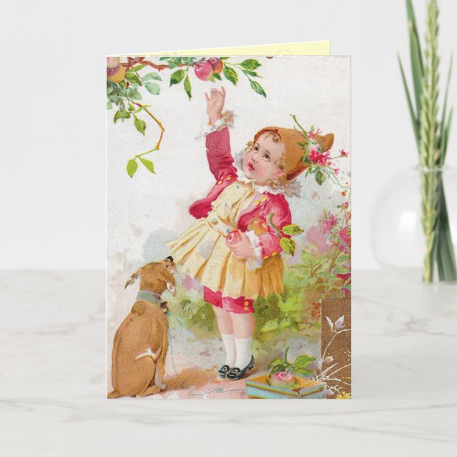 Tarjeta de cumpleaños de niño ventilado (Anverso)