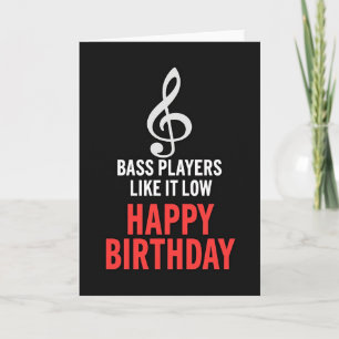 Tarjeta de cumpleaños de nota musical