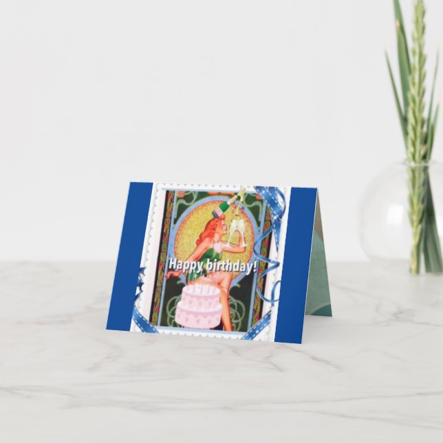 Tarjeta de cumpleaños de Notecard (Anverso)