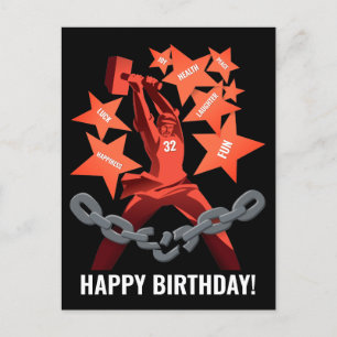 Tarjeta de cumpleaños de octubre de 1917