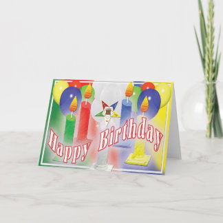 Tarjeta de cumpleaños de OES