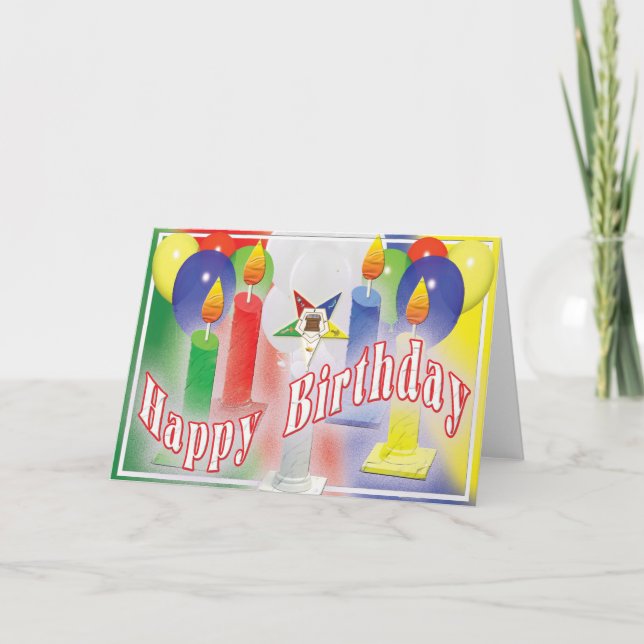 Tarjeta de cumpleaños de OES (Anverso)