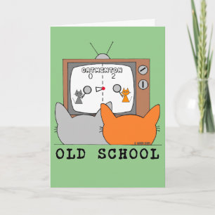Tarjeta de cumpleaños de OLD SCHOOL Retro Video Ca