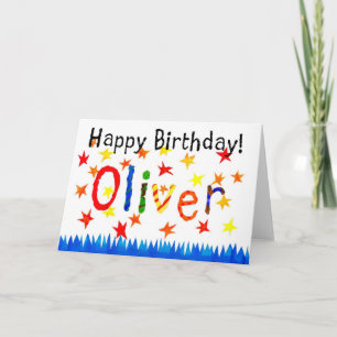 Tarjeta de cumpleaños de 'Oliver'
