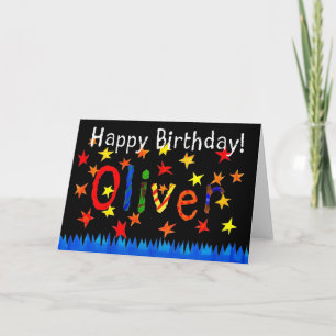 Tarjeta de cumpleaños de 'Oliver'