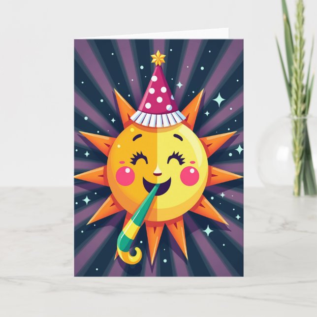 Tarjeta de cumpleaños de Orbe Jubiloso (Anverso)