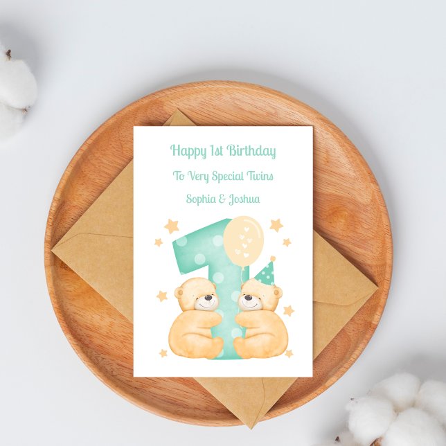 Tarjeta de cumpleaños de ositos de peluche para cu (Subido por el creador)