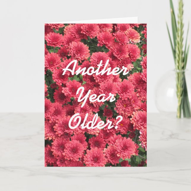 Tarjeta de cumpleaños de otro año para mamáes (Anverso)