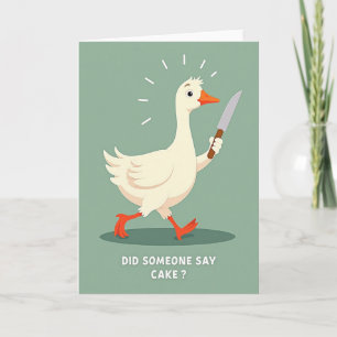 Tarjeta de cumpleaños de pájaro travieso