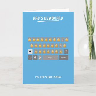 Tarjeta de cumpleaños de papá