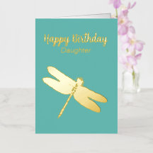 Tarjeta de cumpleaños de papel de aluminio doblada