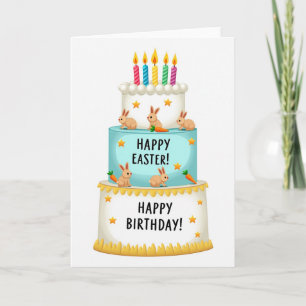 Tarjeta de cumpleaños de Pascua