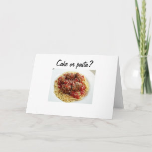 TARJETA DE CUMPLEAÑOS DE PASTA O DE PASTA
