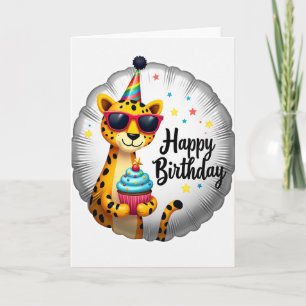 Tarjeta de cumpleaños de pastelito de gato fiester