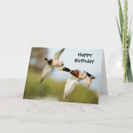 Tarjeta de cumpleaños de pato (o cualquier ocasión