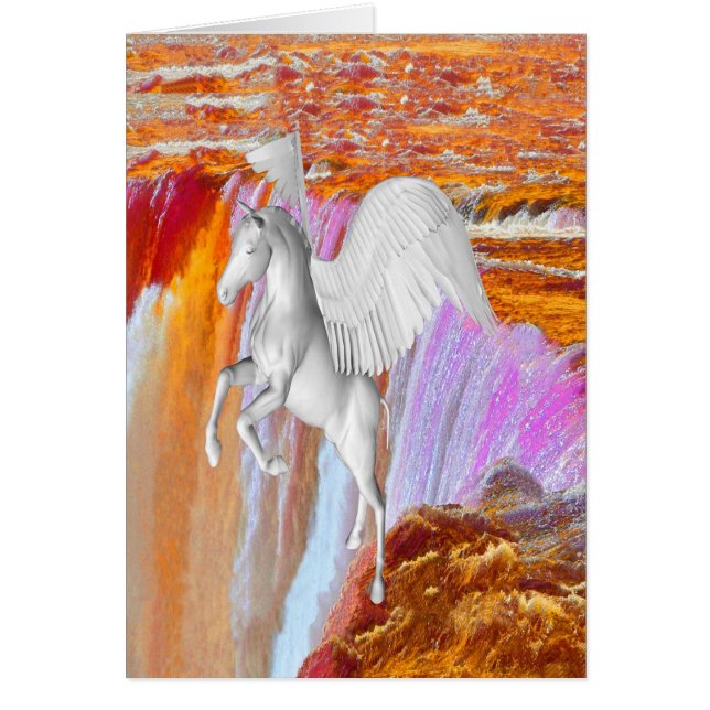 Tarjeta de cumpleaños de Pegasus (Frente)