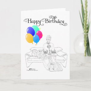 Tarjeta de cumpleaños de Pekín