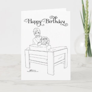 Tarjeta de cumpleaños de Pekín