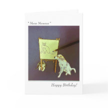 Tarjeta de cumpleaños de perro de los Pirineos