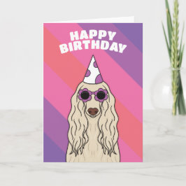 Tarjeta de cumpleaños de perro de perro de perro d