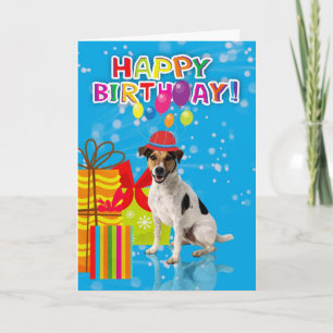 tarjeta de cumpleaños de perro divertido, perro ll