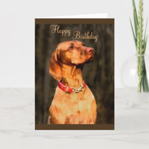 tarjeta de cumpleaños de perro lindo