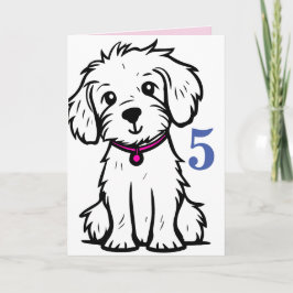 Tarjeta de cumpleaños de perro, tarjeta de cumplea