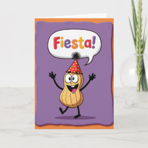 Tarjeta de cumpleaños de personaje bailando