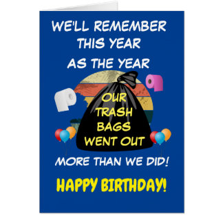 Tarjeta de cumpleaños de Personalizable 2020 Funny