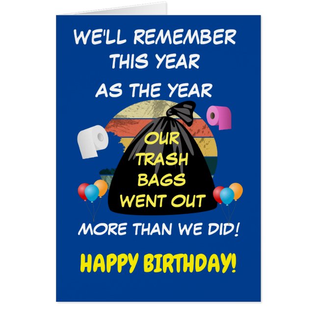 Tarjeta de cumpleaños de Personalizable 2020 Funny (Frente)