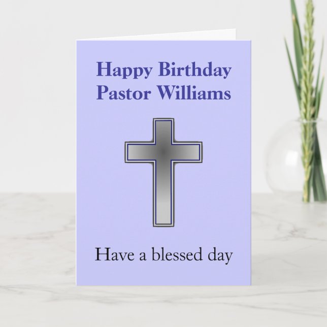 Tarjeta de cumpleaños de personalizable para pasto (Anverso)
