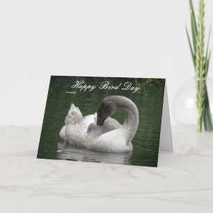 Tarjeta de cumpleaños de Personalizado de Swan con