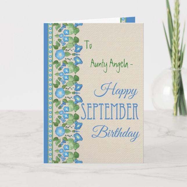 Tarjeta de cumpleaños de personalizado Moral Glory (Anverso)