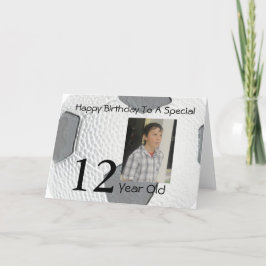 Tarjeta de cumpleaños de personalizado Photo Socce