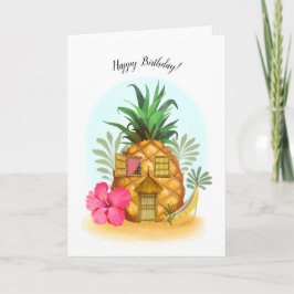 Tarjeta de cumpleaños de Pineapple Beach House