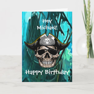 tarjeta de cumpleaños de pirata más genial