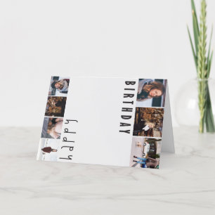 Tarjeta de cumpleaños de plantilla de personalizab
