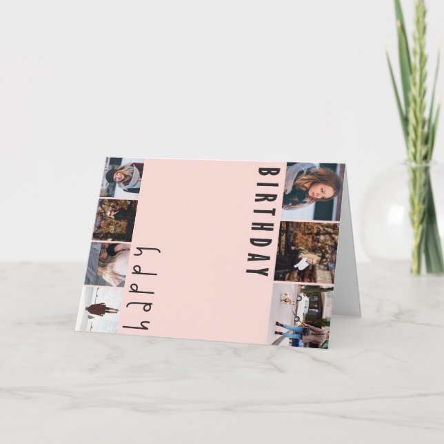 Tarjeta de cumpleaños de plantilla de personalizab (Anverso)