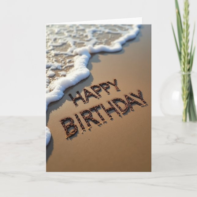 Tarjeta de cumpleaños de Playa Dorada (Anverso)
